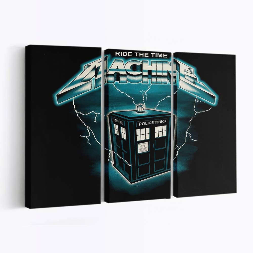 Ride The Time Machine Leinwandbilder - Wanddeko ride the time machine standard v2