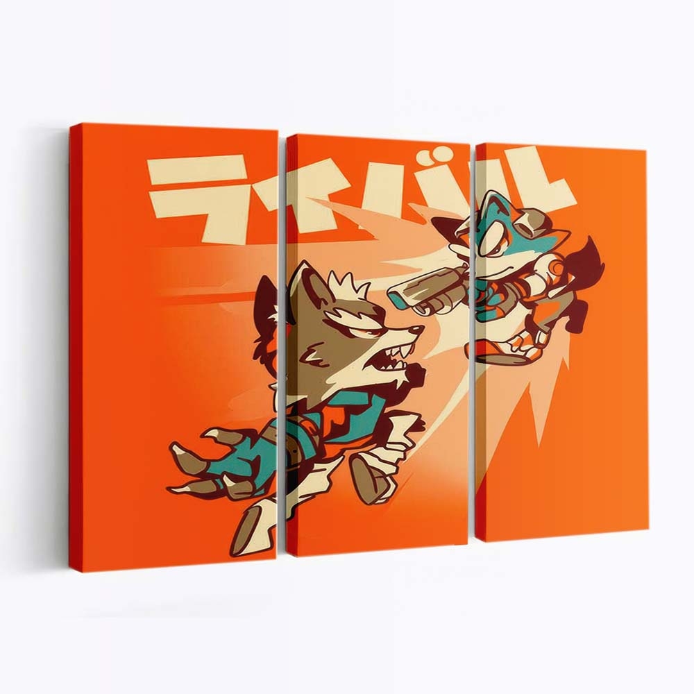 Rivalisierender Flug Leinwandbilder - Wanddeko rival flight standard v2