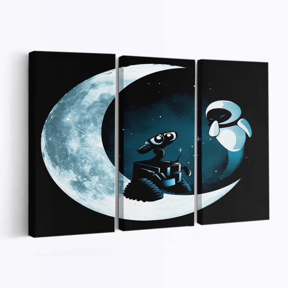 Roboter-Liebe Leinwandbilder - Wanddeko robot love standard v2