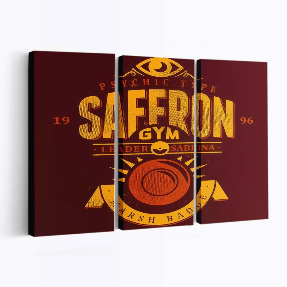 Saffron City Gym Leinwandbilder - Wanddeko saffron city gym standard v2