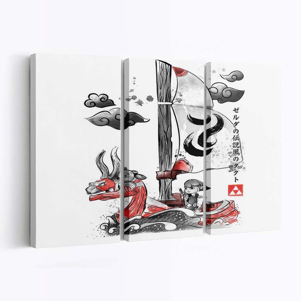 Segeln mit dem Wind Leinwandbilder - Wanddeko sailing with the wind standard v2