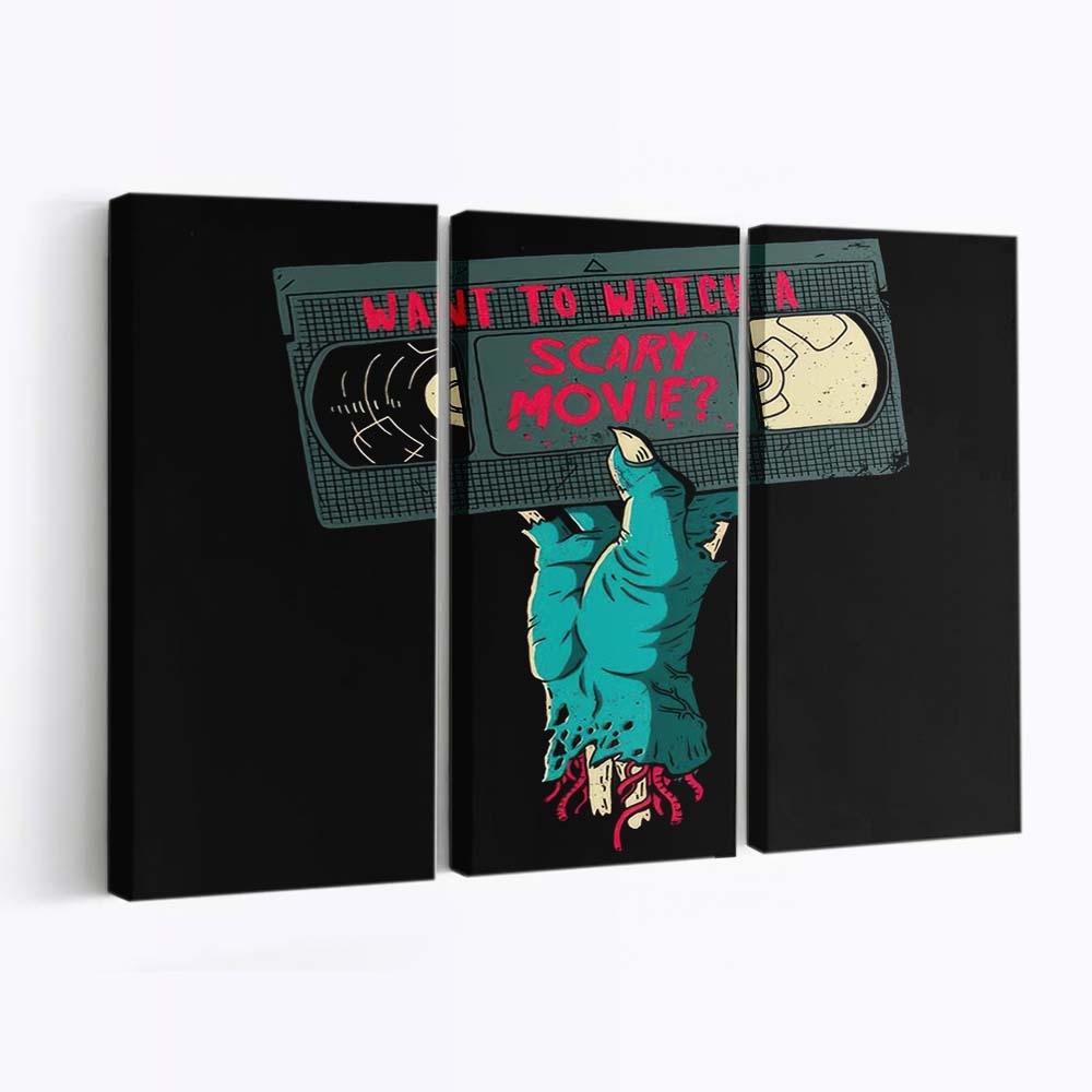 Gruseliger Film Leinwandbilder - Wanddeko scary movie standard v2