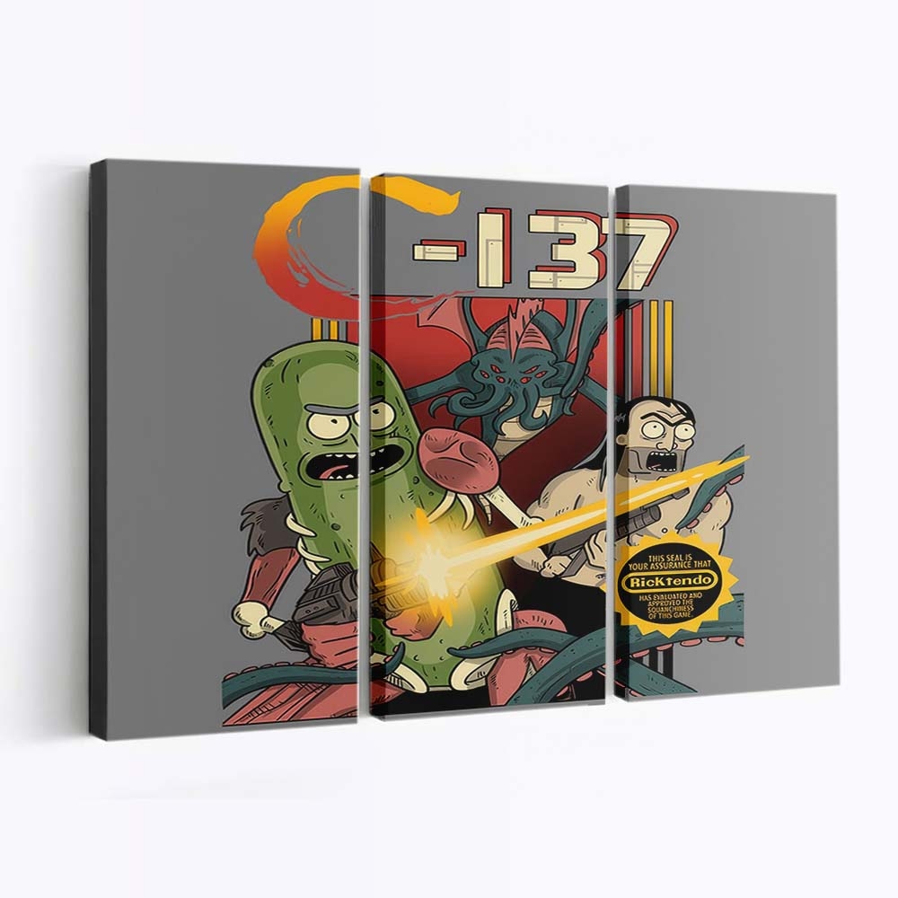 Schwifty Truppe Leinwandbilder - Wanddeko schwifty squad standard v2