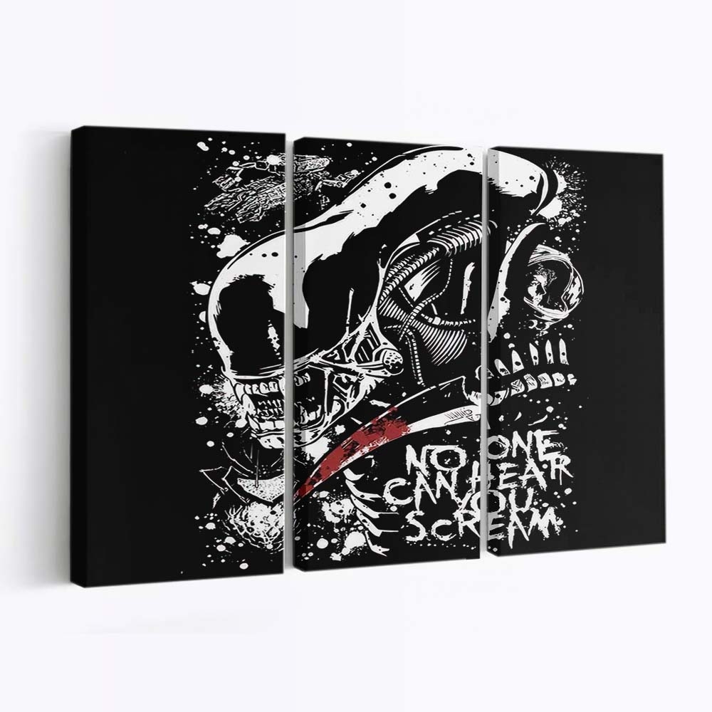 Schreien im Weltraum Leinwandbilder - Wanddeko screaming in space standard v2