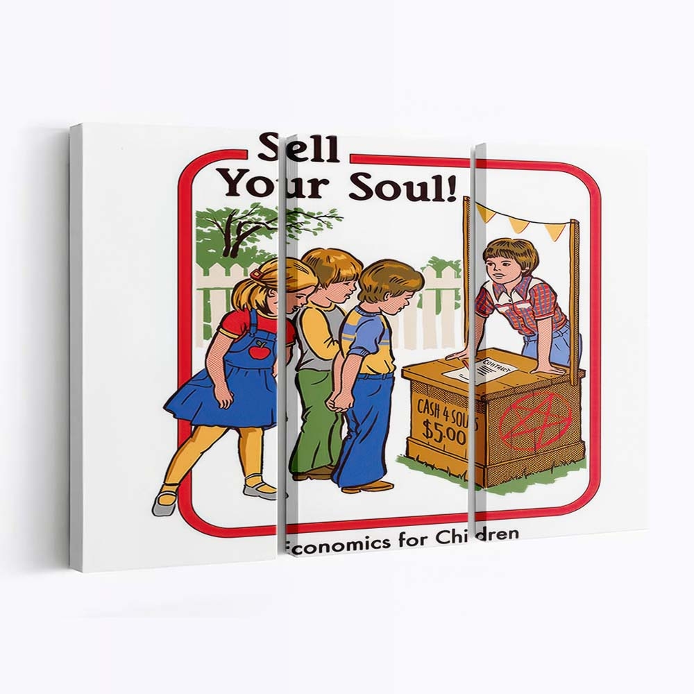 Verkaufe deine Seele Leinwandbilder - Wanddeko sell your soul standard v2