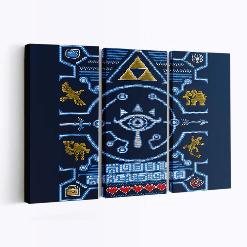 Sheikah Pullover Leinwandbilder - Wanddeko sheikah sweater standard v2