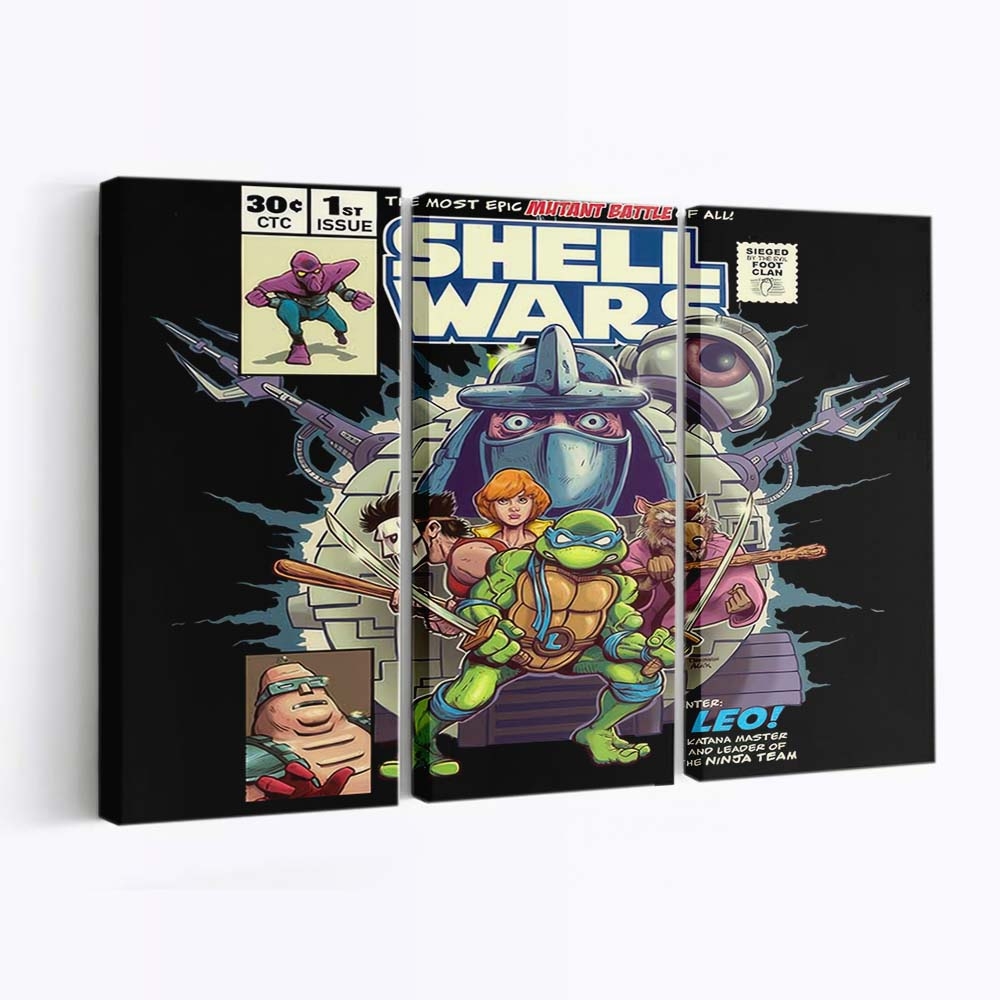 Muschelkriege Leinwandbilder - Wanddeko shell wars standard v2