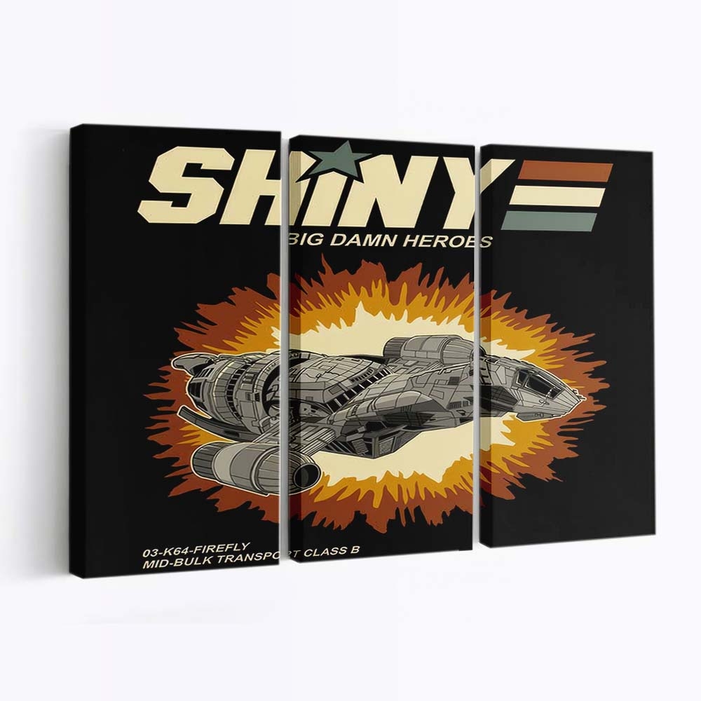 Glänzende Helden Leinwandbilder - Wanddeko shiny heroes standard v2