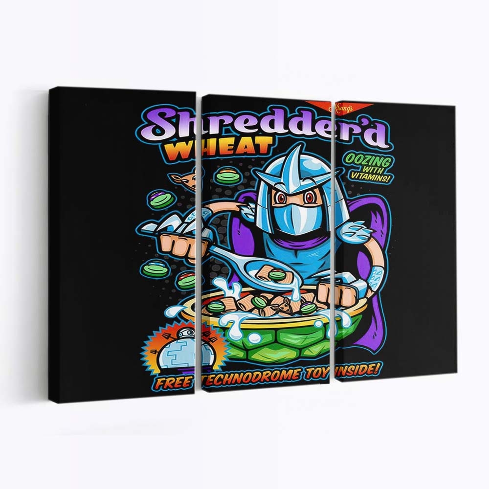 Geschredderter Weizen Leinwandbilder - Wanddeko shreddered wheat standard v2