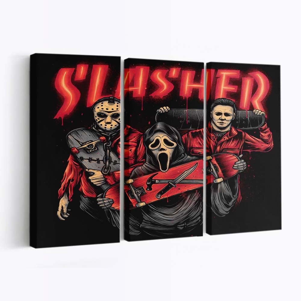 Slasher Club Leinwandbilder - Wanddeko slasher club standard v2