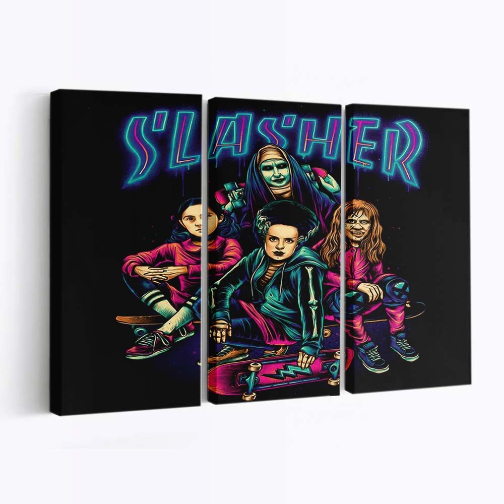 Slasher Mädchen Leinwandbilder - Wanddeko slasher girls standard v2