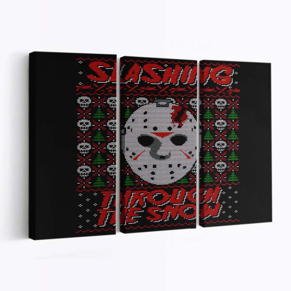 Slasher Through The Snow Leinwandbilder - Wanddeko slashing through the snow standard v2