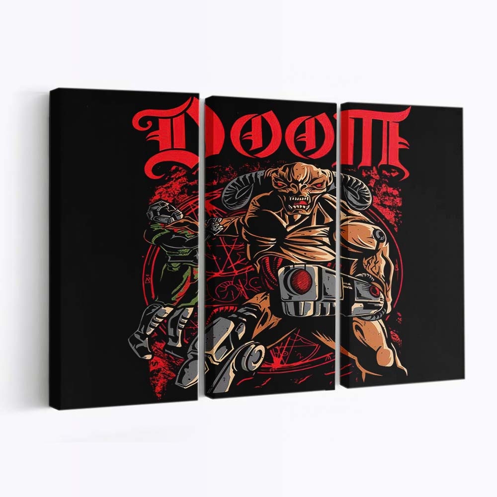 Töter und Dämonen Leinwandbilder - Wanddeko slayers and demons standard v2
