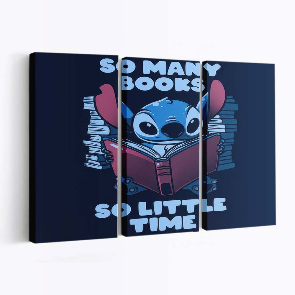 So viele Bücher Leinwandbilder - Wanddeko so many books standard v2