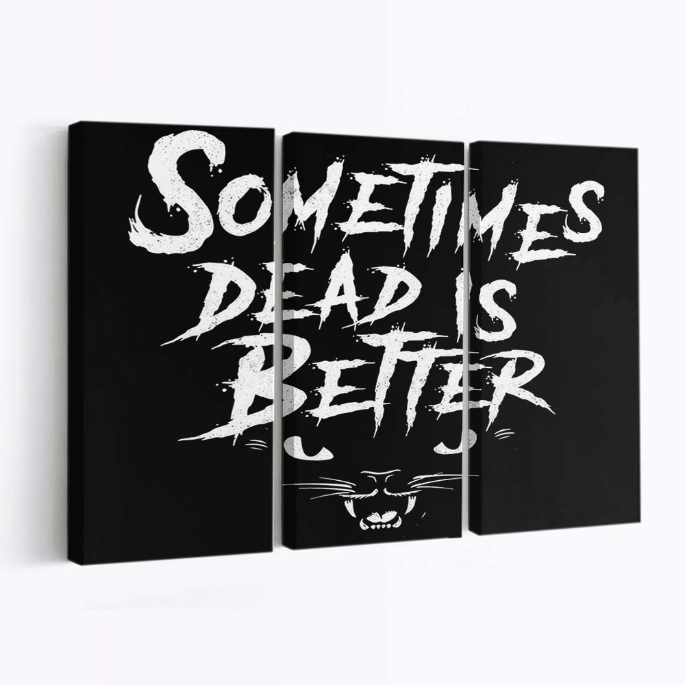 Manchmal besser Leinwandbilder - Wanddeko sometimes better standard v2