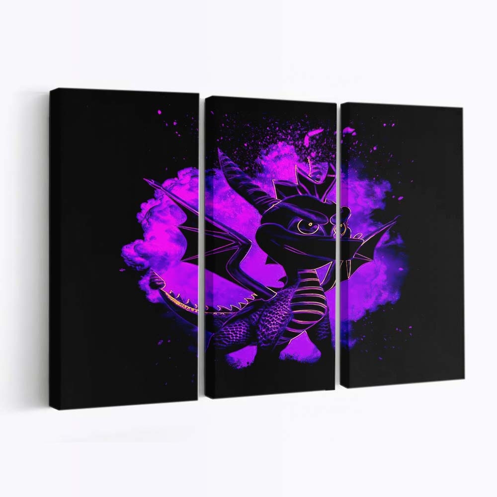 Seele des feurigen Drachen Leinwandbilder - Wanddeko soul of the fiery dragon standard v2