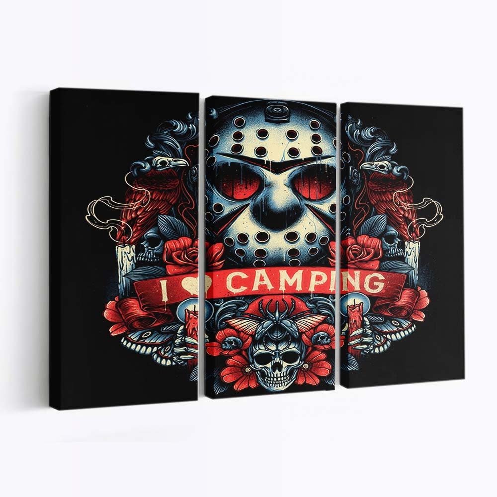 Symbol für den Camper Leinwandbilder - Wanddeko symbol of the camper standard v2