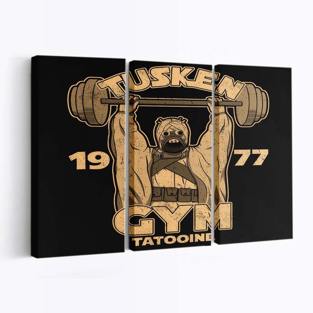 Tusken-Turnhalle Leinwandbilder - Wanddeko tusken gym standard v2