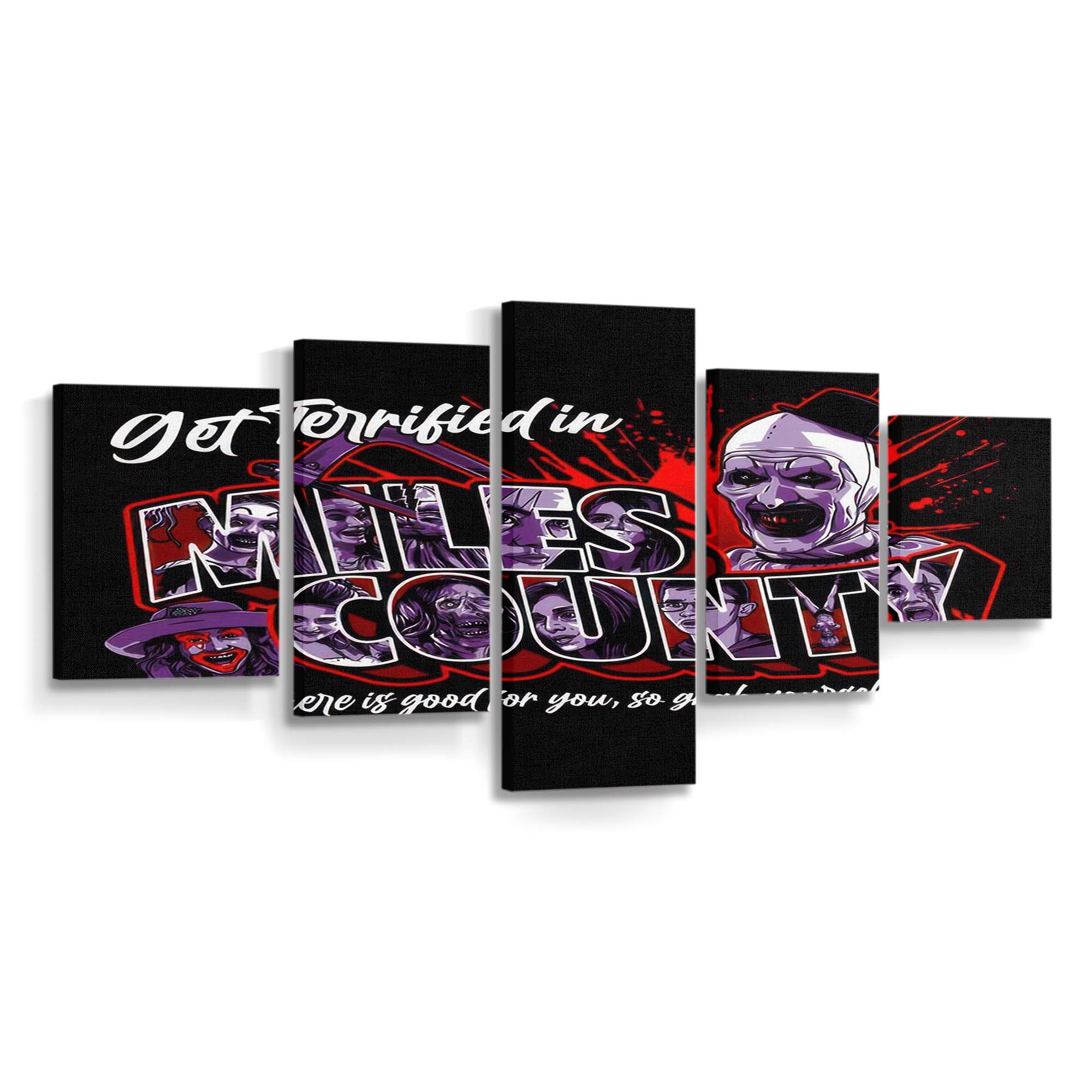 Erschrecken Sie sich Leinwandbilder - Wanddeko 5 get terrified standard v2