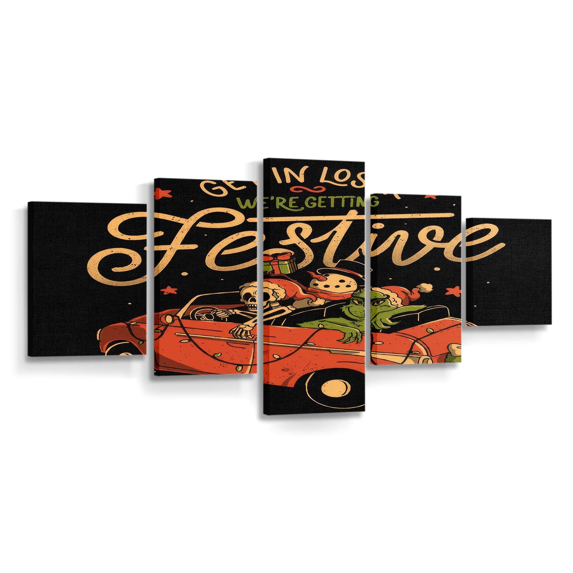 Festlich werden Leinwandbilder - Wanddeko 5 getting festive standard v2