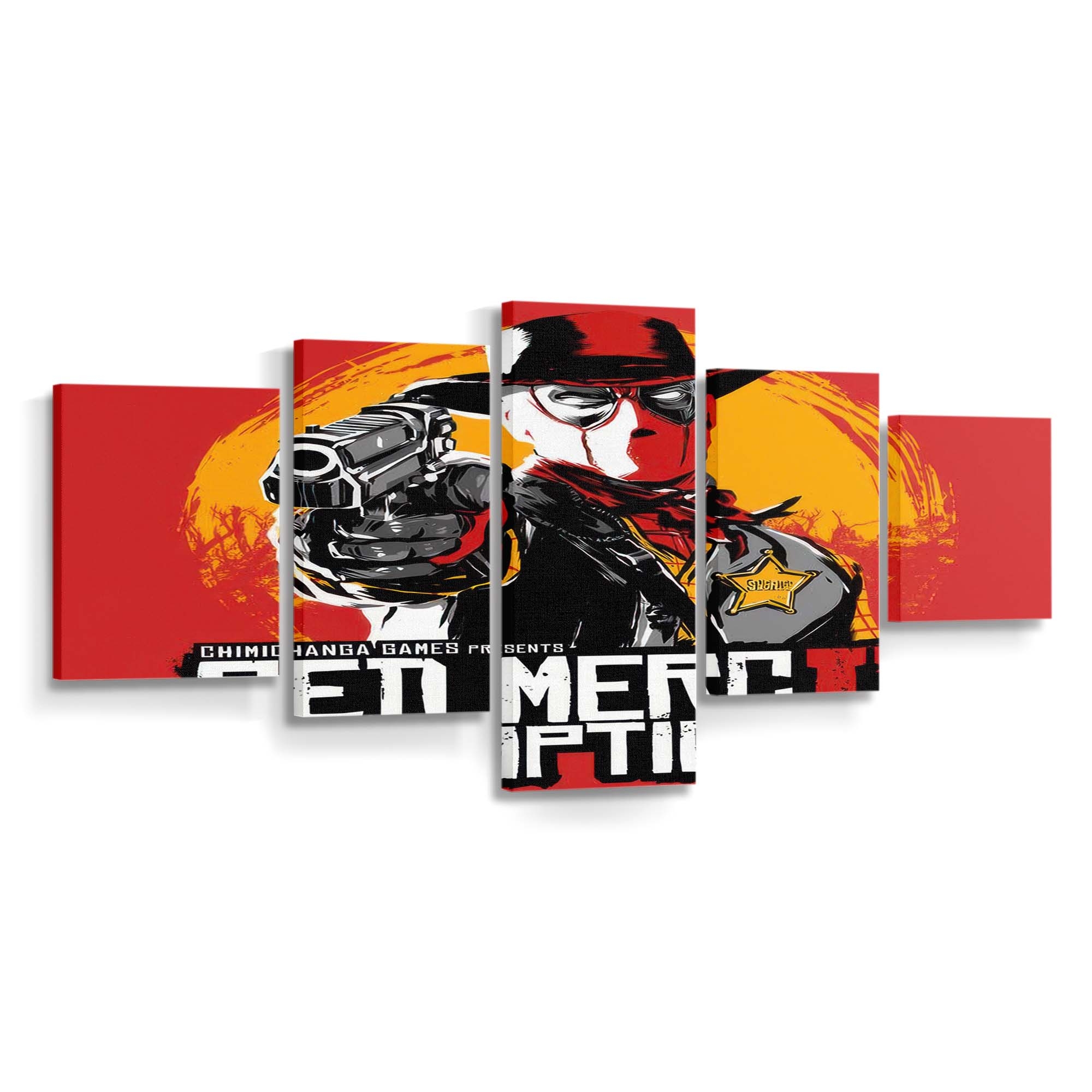 Red Merc Redemption Leinwandbilder - Wanddeko 5 red merc redemption standard v2