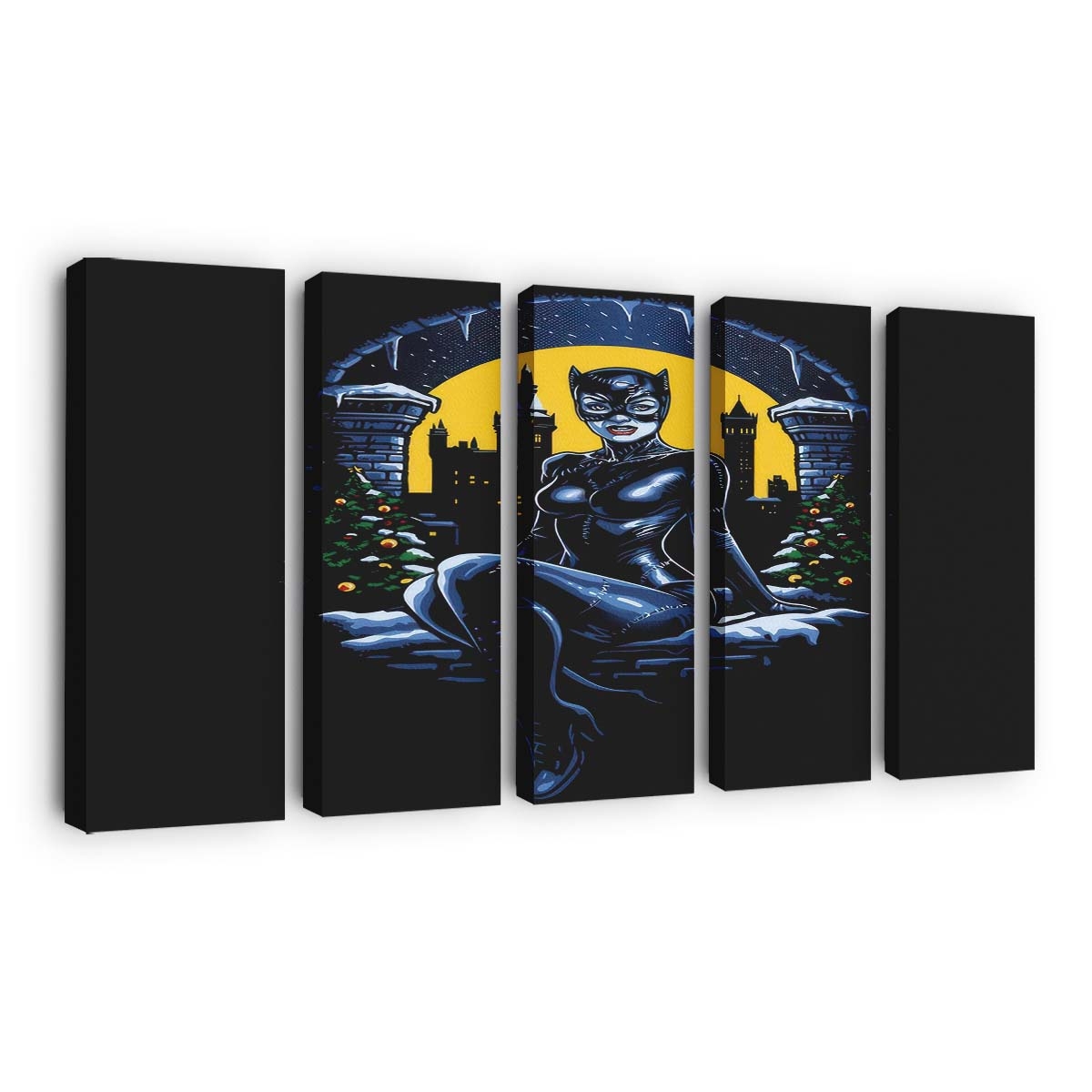 Weihnachten Kitty Leinwandbilder - Wanddeko christmas kitty standard v2