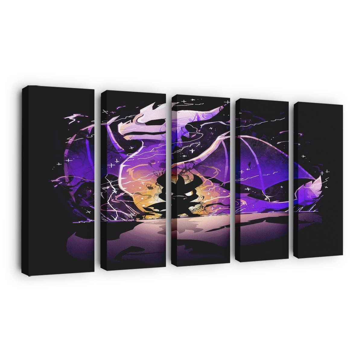 Drachen Spiel Leinwandbilder - Wanddeko dragon game standard v2