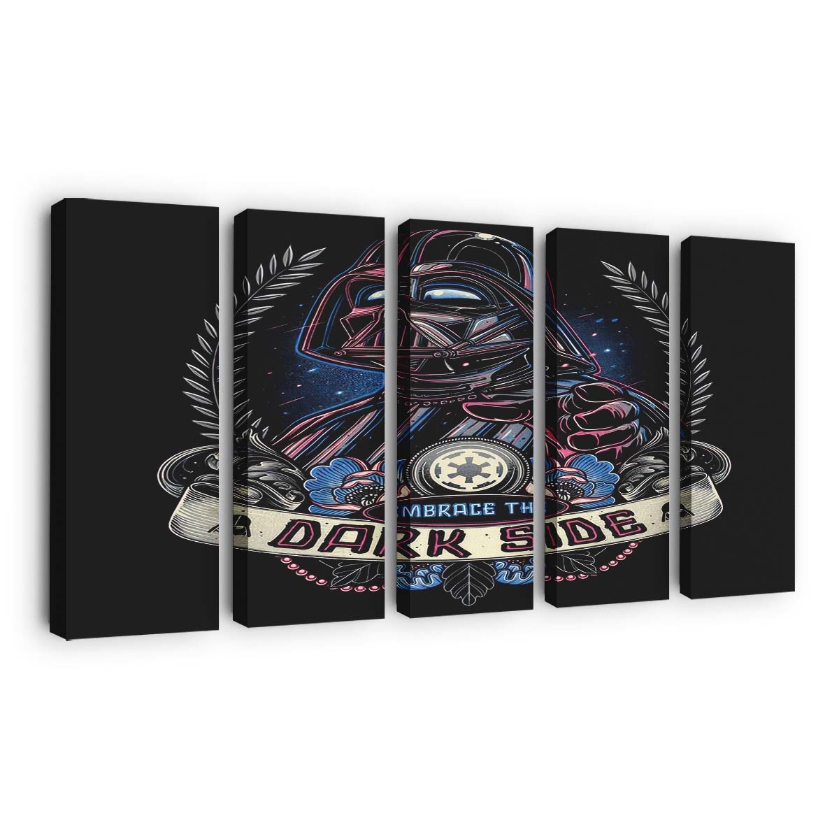 Umarme die dunkle Seite Leinwandbilder - Wanddeko embrace the dark side standard v2