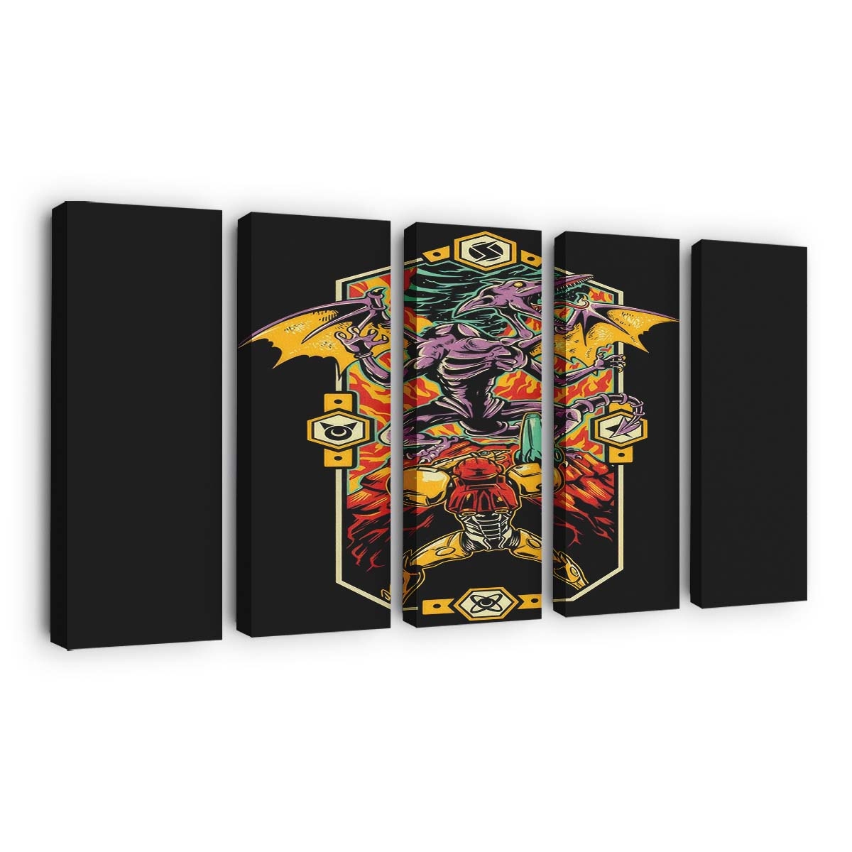 Episch Super Metroid Leinwandbilder - Wanddeko epic super metroid standard v2