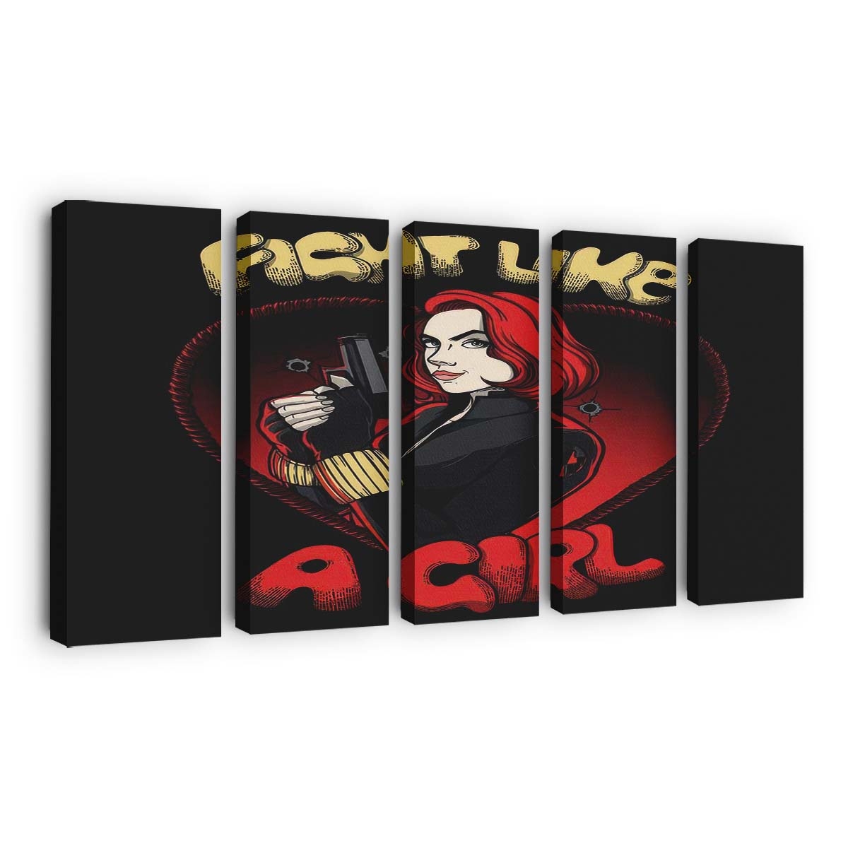 Kämpfe wie eine Witwe Leinwandbilder - Wanddeko fight like a widow standard v2