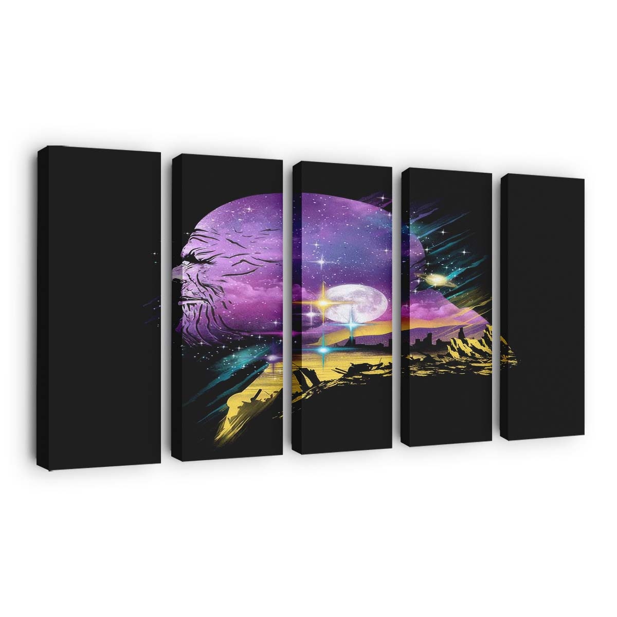 Galaktischer Titan Leinwandbilder - Wanddeko galactic titan standard v2