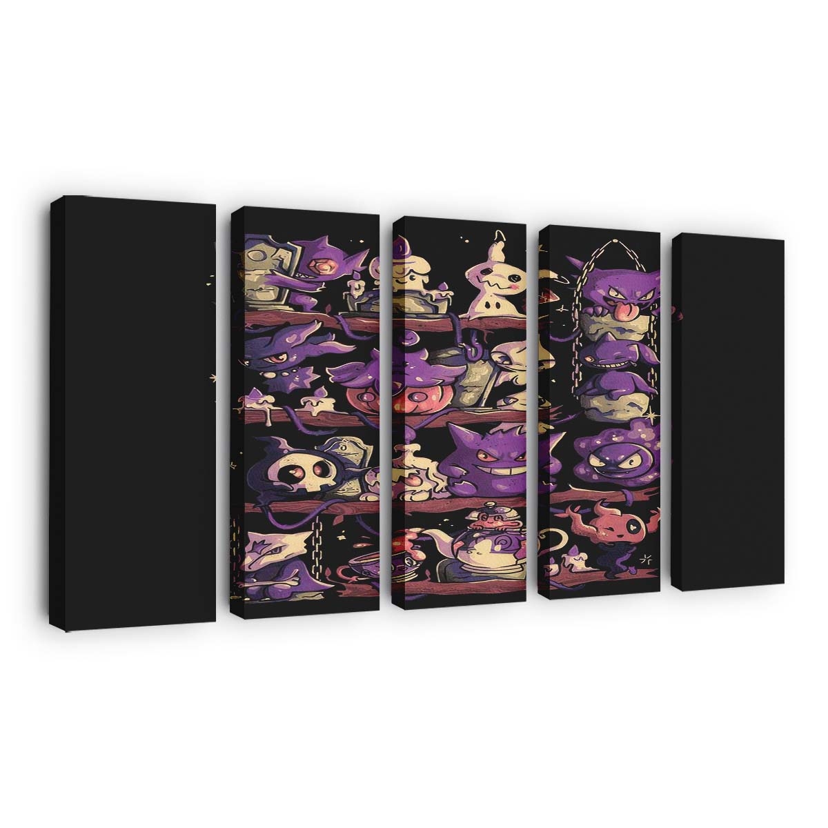 Gespenst Regal Leinwandbilder - Wanddeko ghost shelf standard v2