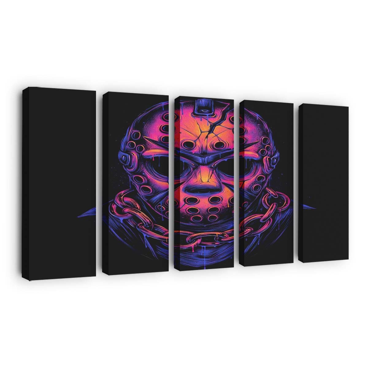 Glühender Camper Leinwandbilder - Wanddeko glowing camper standard v2