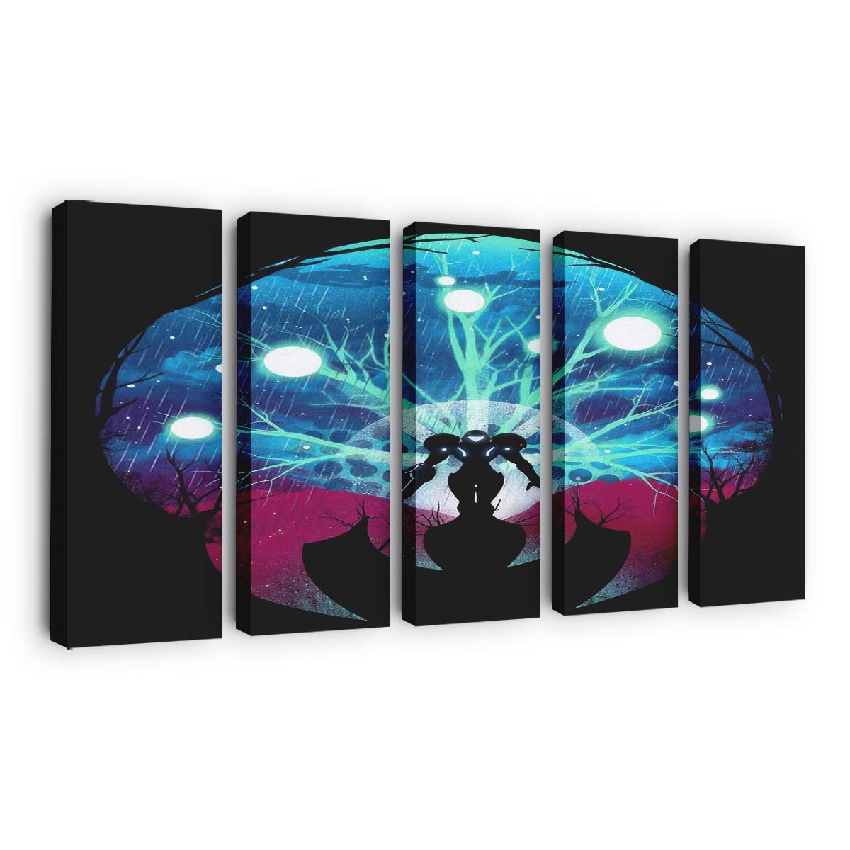 Glühendes Grauen Leinwandbilder - Wanddeko glowing dread standard v2