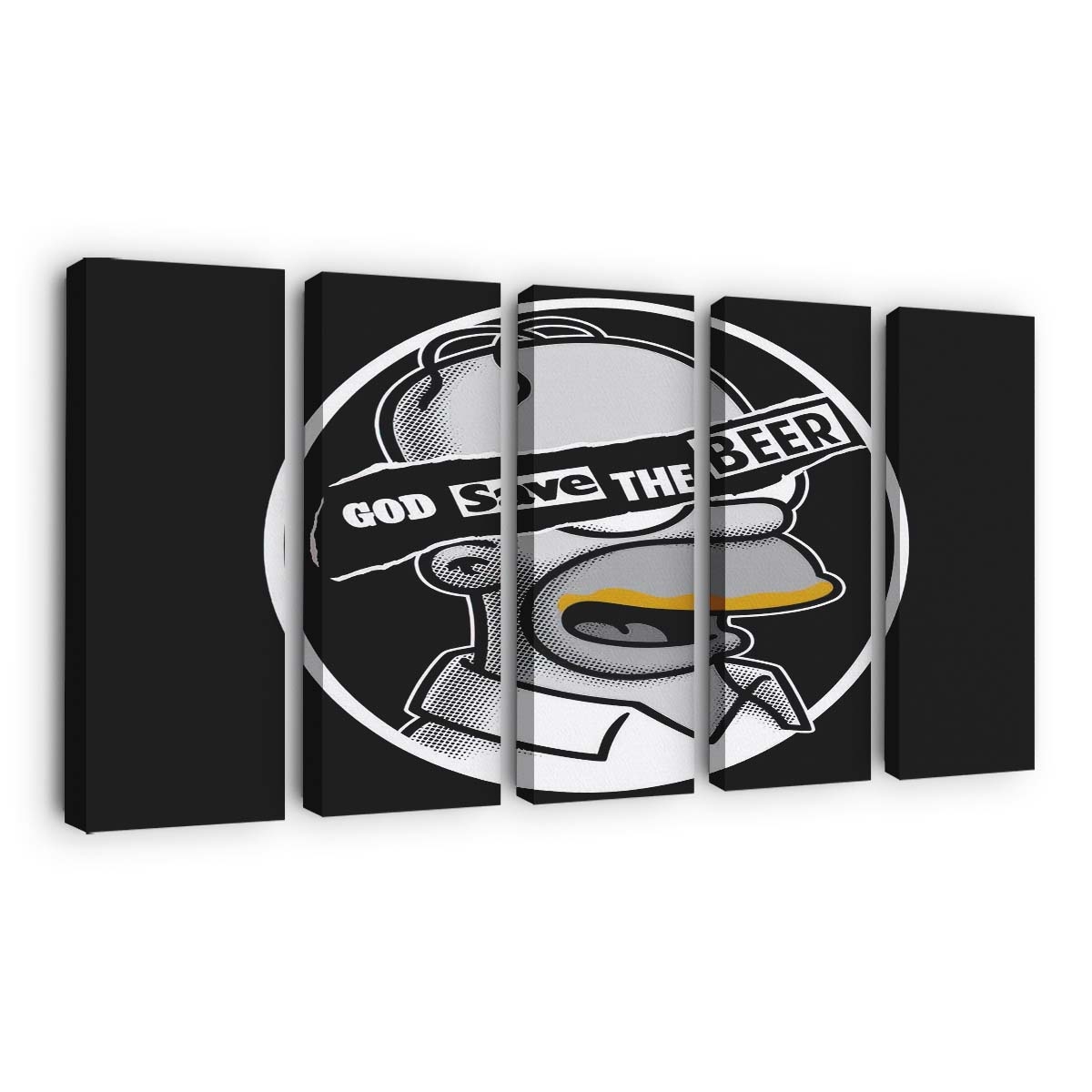 Gott rettet das Bier Leinwandbilder - Wanddeko god save the beer standard v2