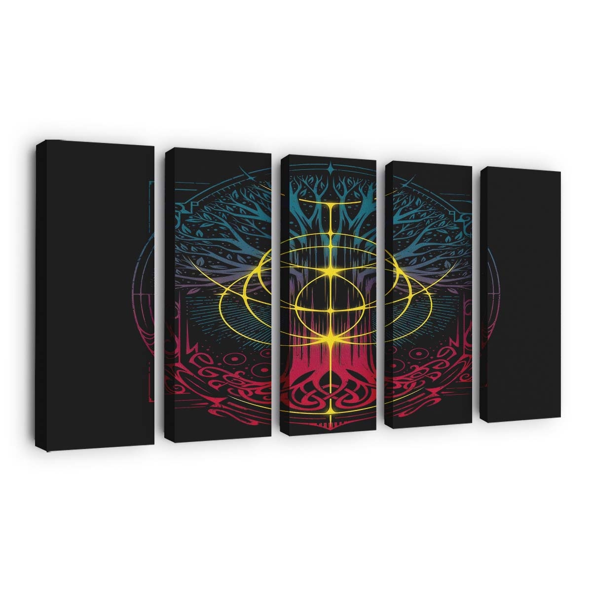 Goldener Ring Alt Leinwandbilder - Wanddeko golden ring alt standard v2