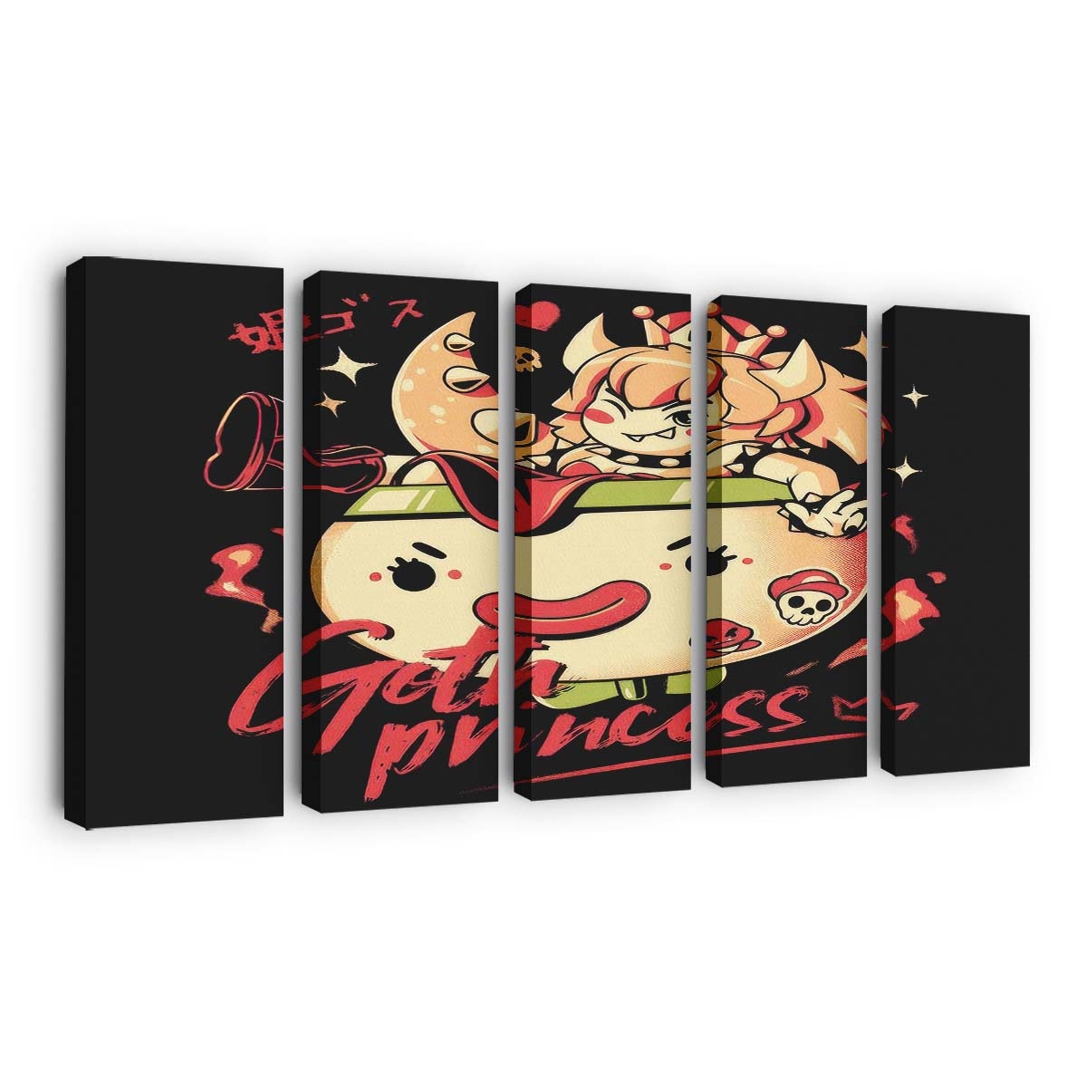 Goth Prinzessin Leinwandbilder - Wanddeko goth princess standard v2