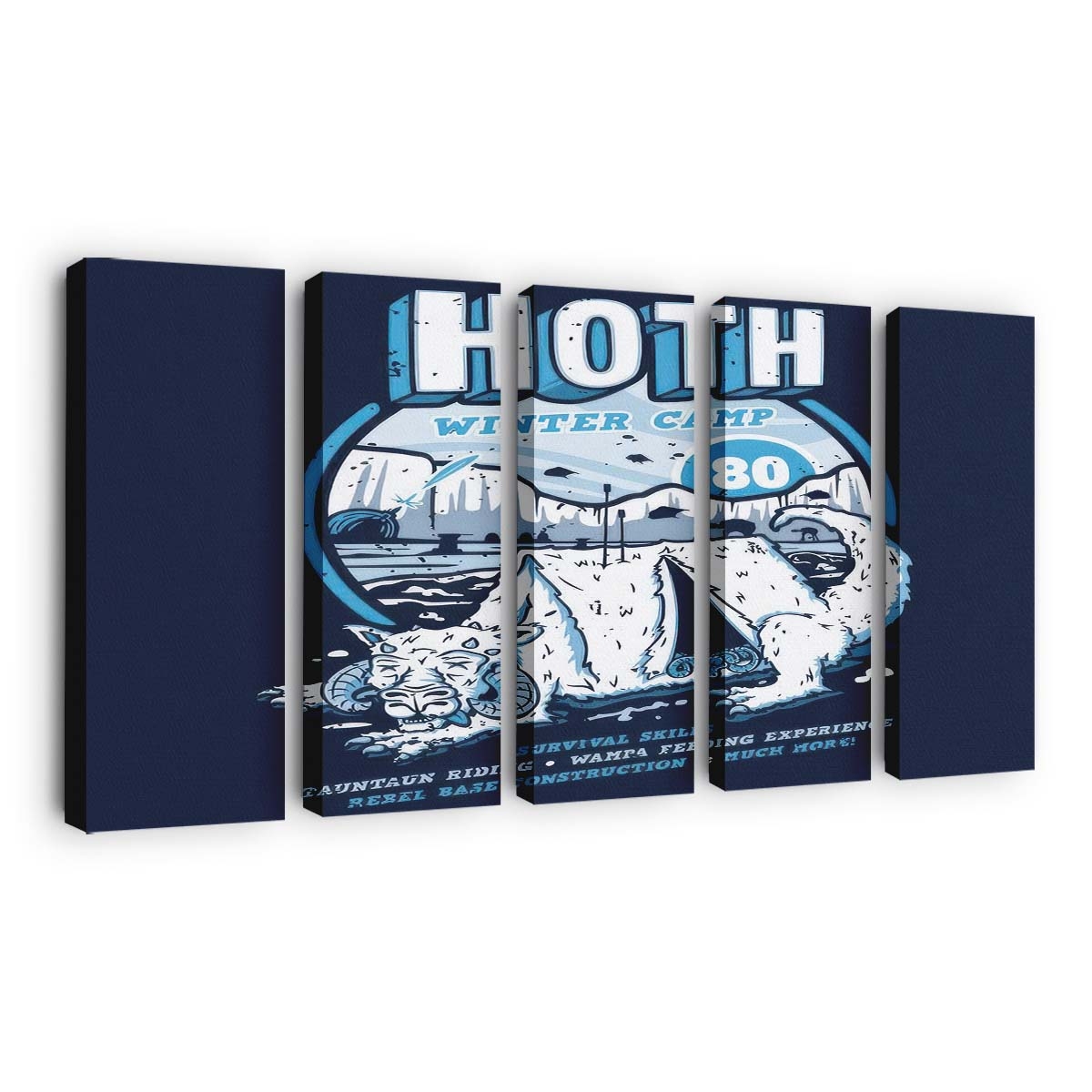 Hoth Winterlager Leinwandbilder - Wanddeko hoth winter camp standard v2