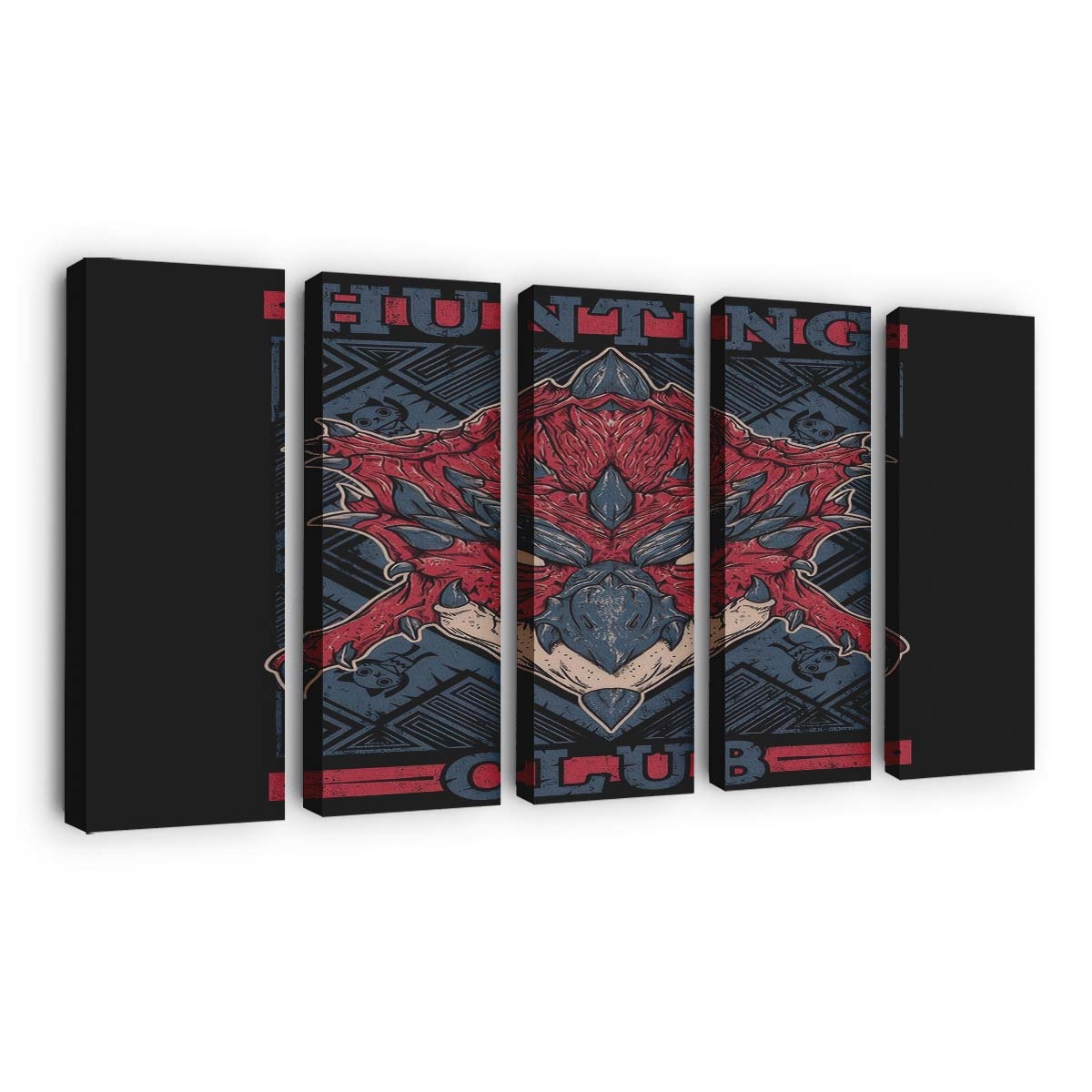 Jagdverein Rathalos Leinwandbilder - Wanddeko hunting club rathalos standard v2