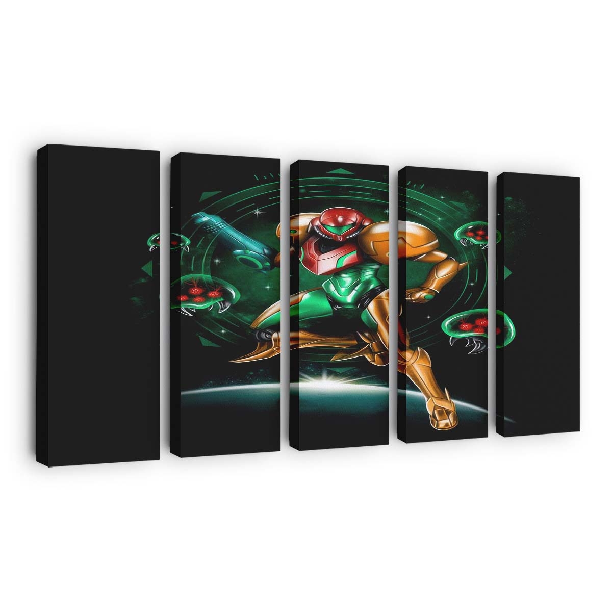 Jagd im Weltraum Leinwandbilder - Wanddeko hunting in space standard v2