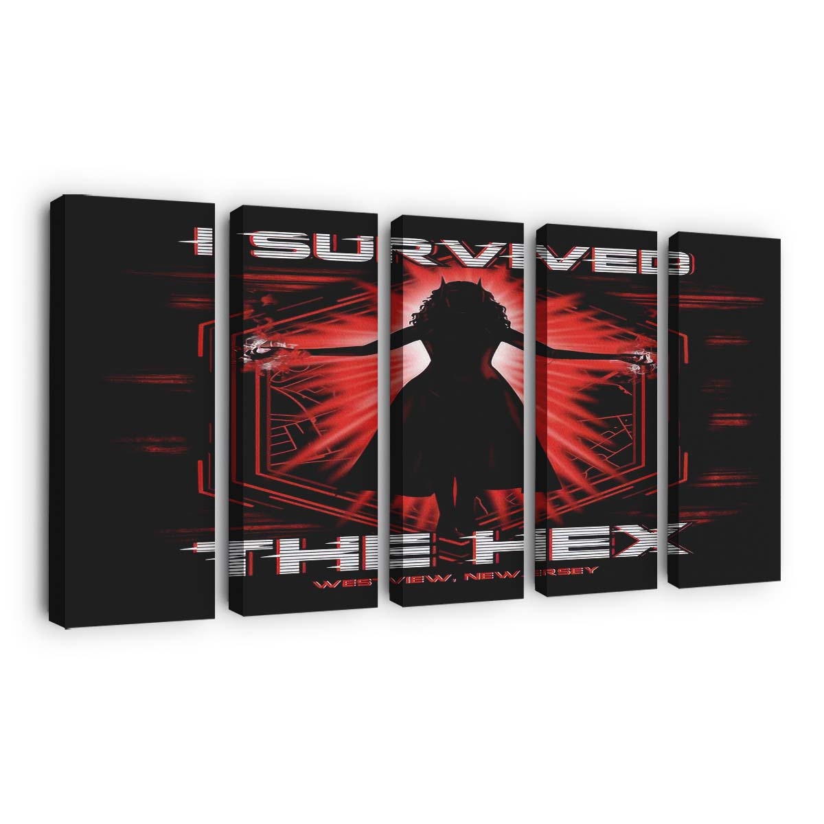 Ich habe die Verhexung überlebt Leinwandbilder - Wanddeko i survived the hex standard v2