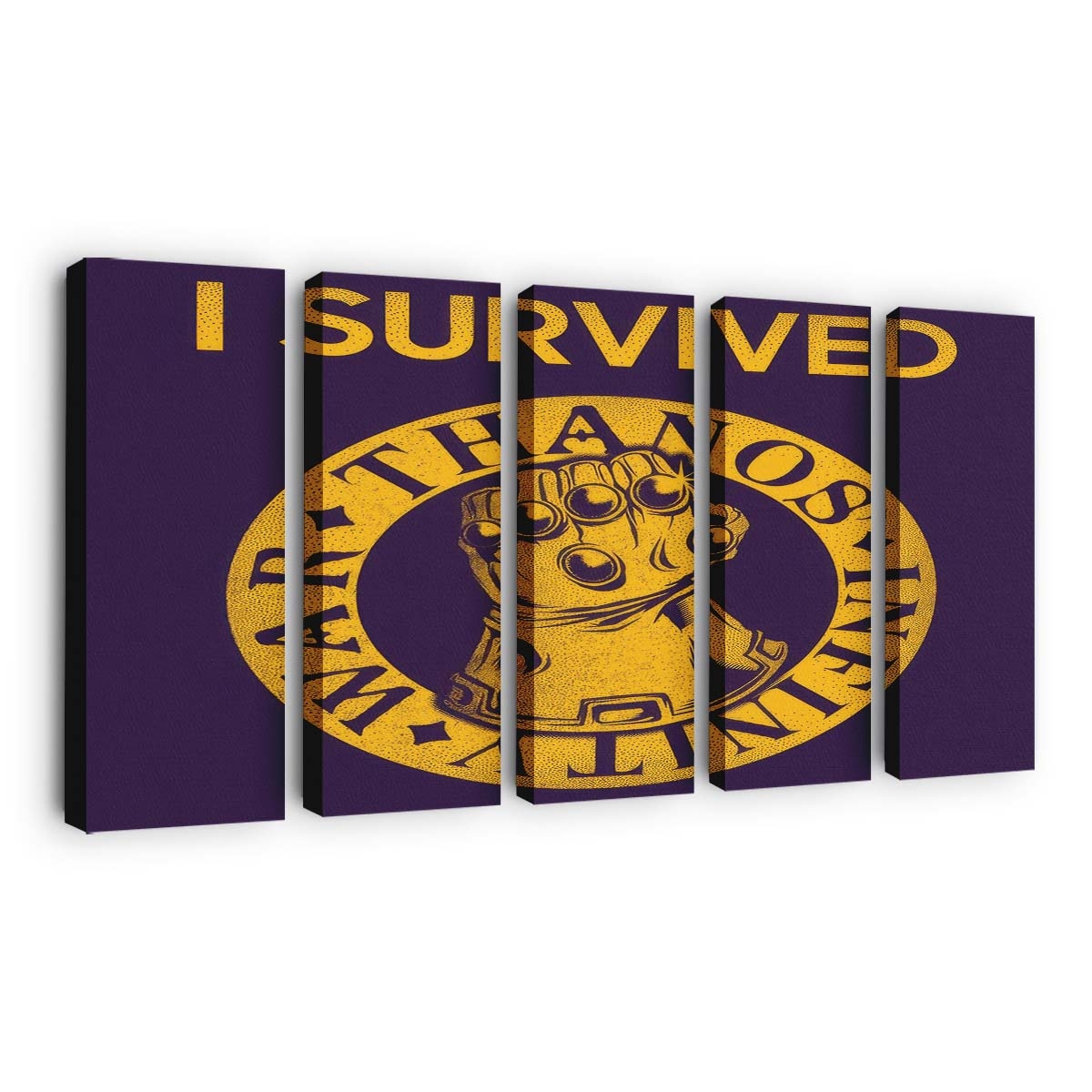 Ich habe den Snap überlebt Leinwandbilder - Wanddeko i survived the snap standard v2