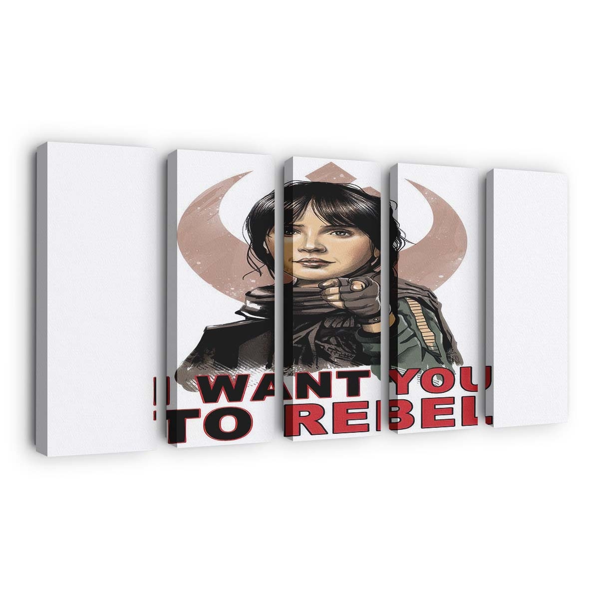 Ich will, dass du rebellierst Leinwandbilder - Wanddeko i want you to rebel standard v2