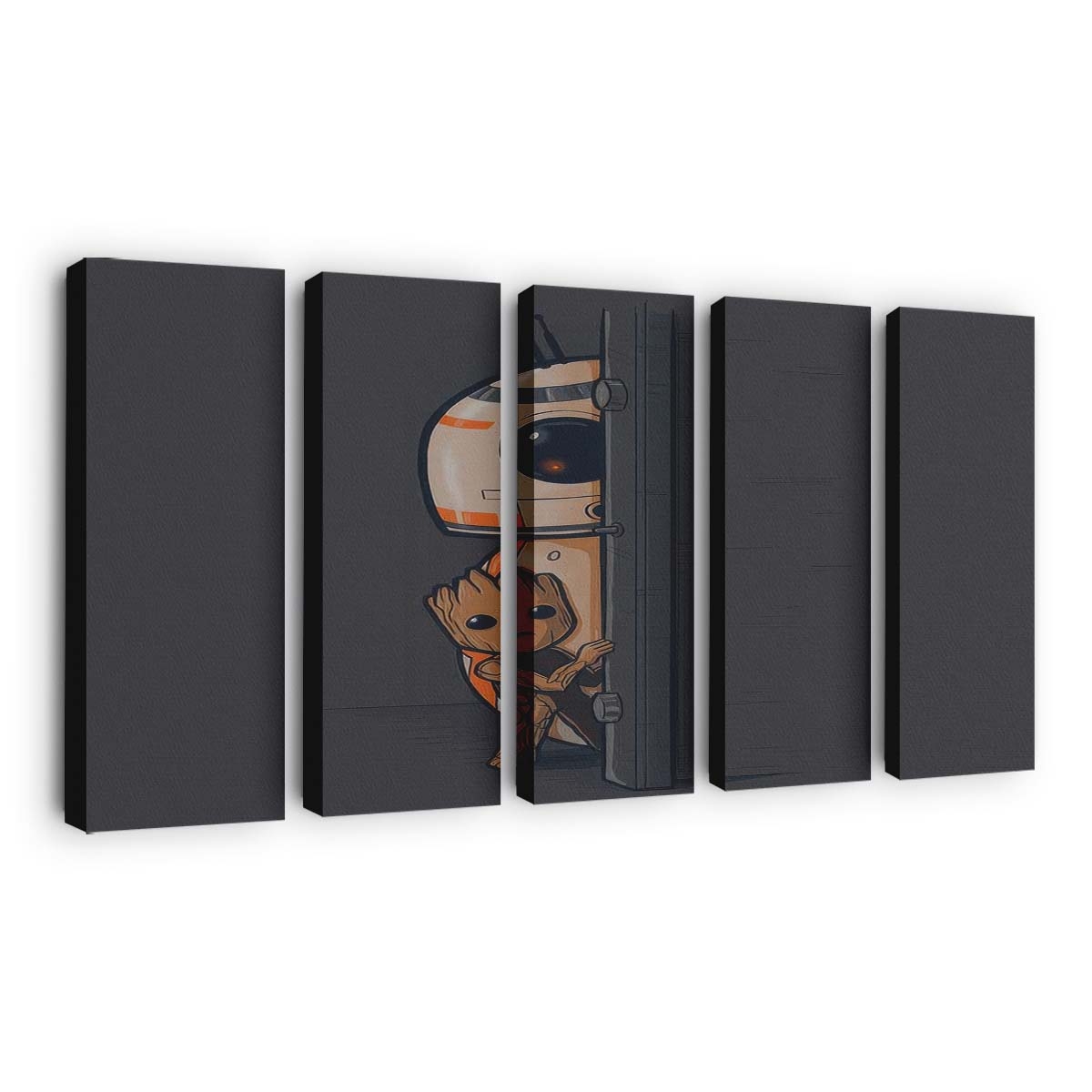 In einer weit, weit entfernten Galaxie Leinwandbilder - Wanddeko in a galaxy far far away standard v2