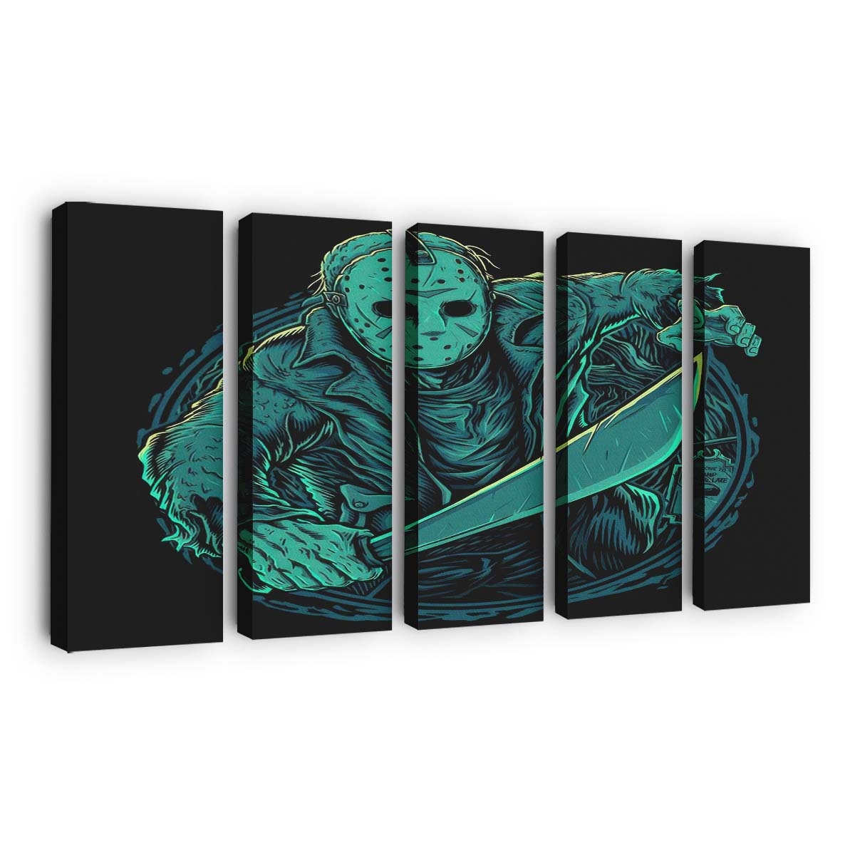 In den See Leinwandbilder - Wanddeko into the lake standard v2