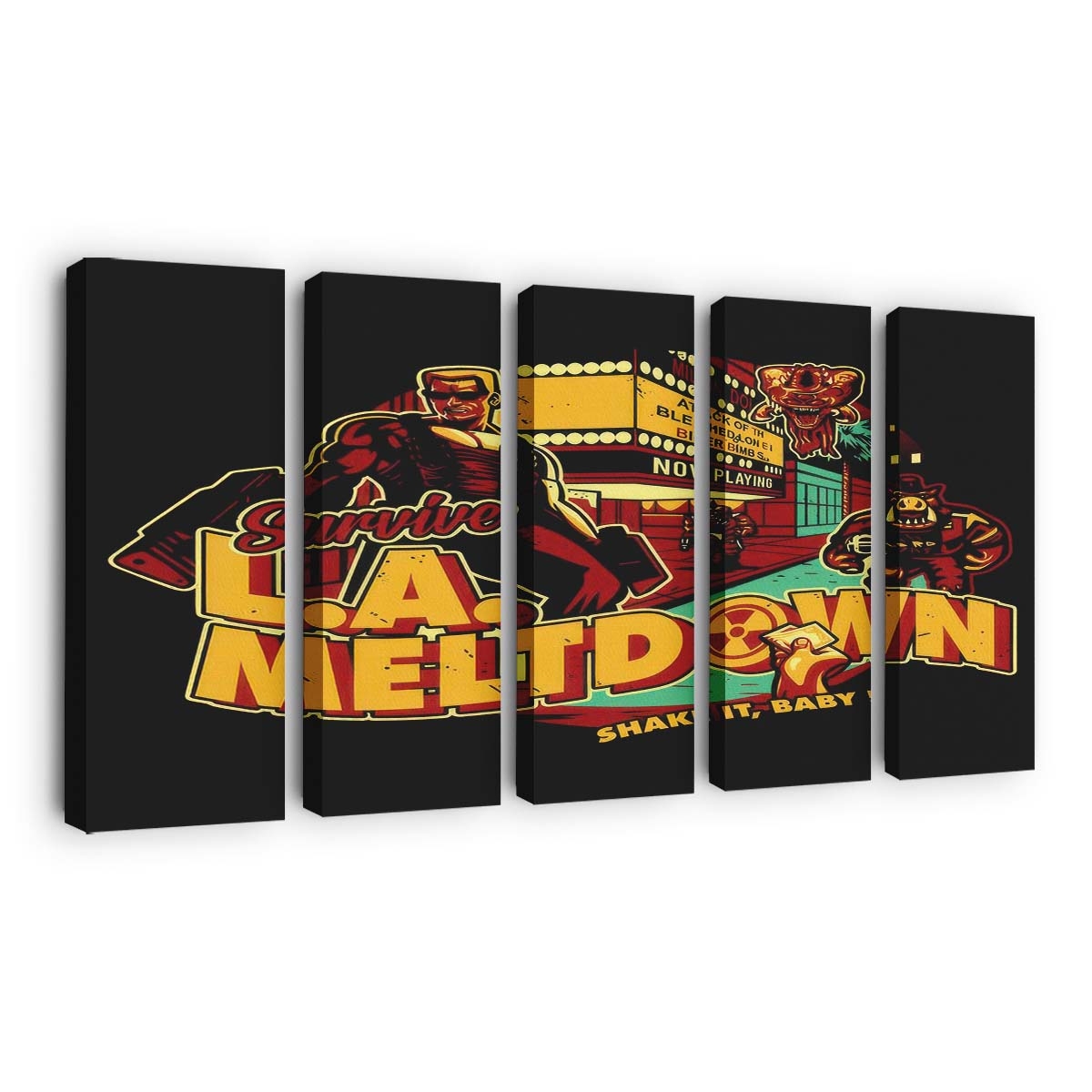 Die Schmelze Leinwandbilder - Wanddeko la meltdown standard v2