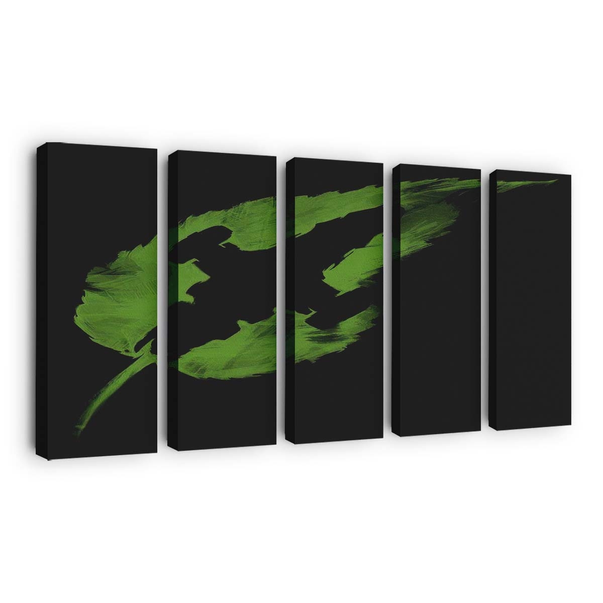 Blatt im Wind Leinwandbilder - Wanddeko leaf on the wind standard v2