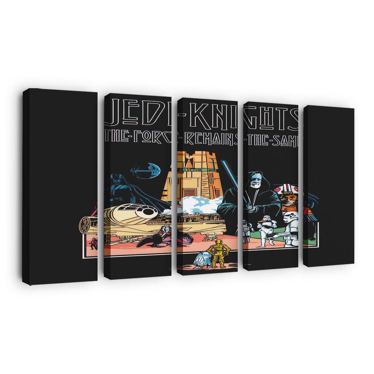 Geführter Falke Leinwandbilder - Wanddeko led falcon standard v2