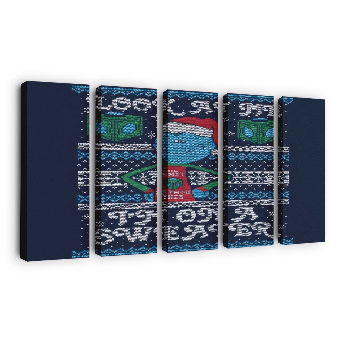 Schau mich an Pullover Leinwandbilder - Wanddeko look at me sweater standard v2