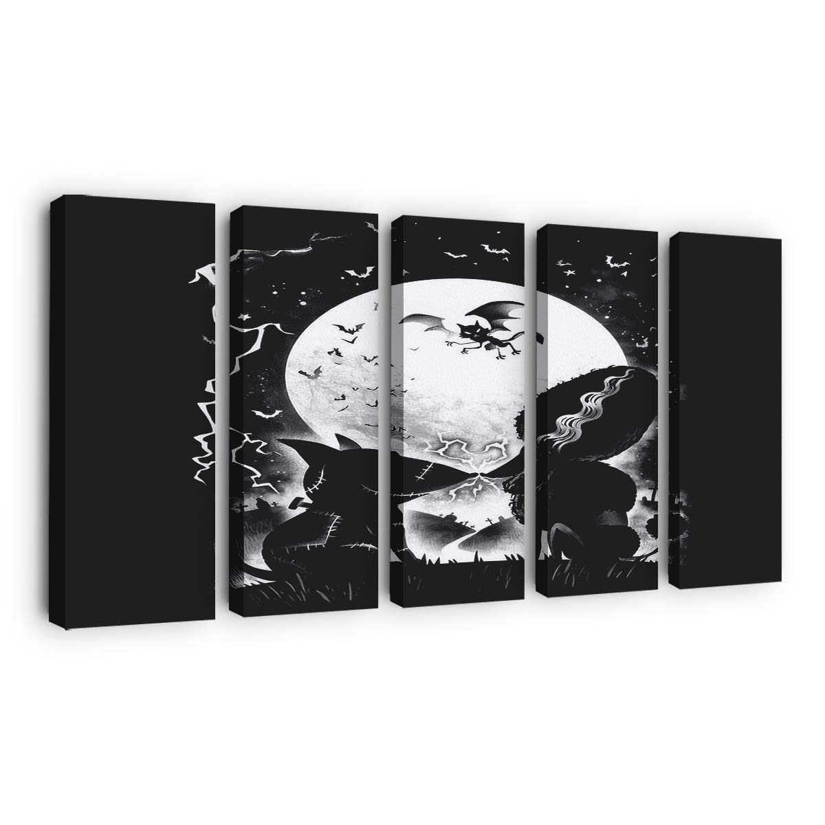 Liebe auf den ersten Funken Leinwandbilder - Wanddeko love at first spark standard v2